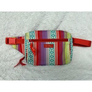 Vera Bradley Serape Paradise Belt Bag Colorful Striped‎ Crossbody Fanny Pack Hip